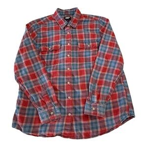 Lands End Cotton Flannel Shirt Size L (14-16)